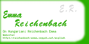 emma reichenbach business card